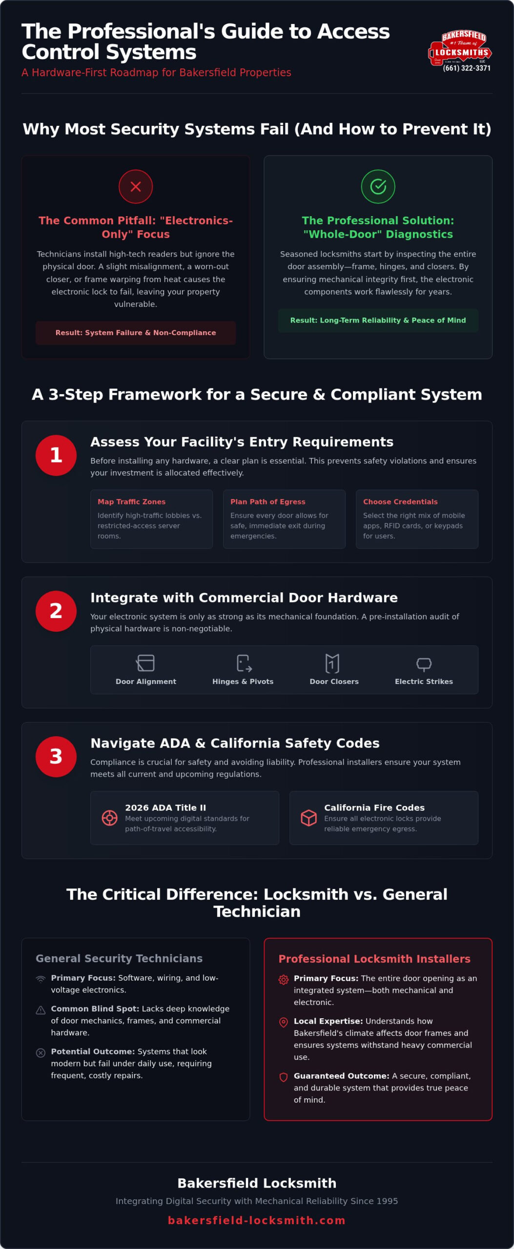 How to Hire Access Control System Installers in Bakersfield: A 2026 Implementation Guide
